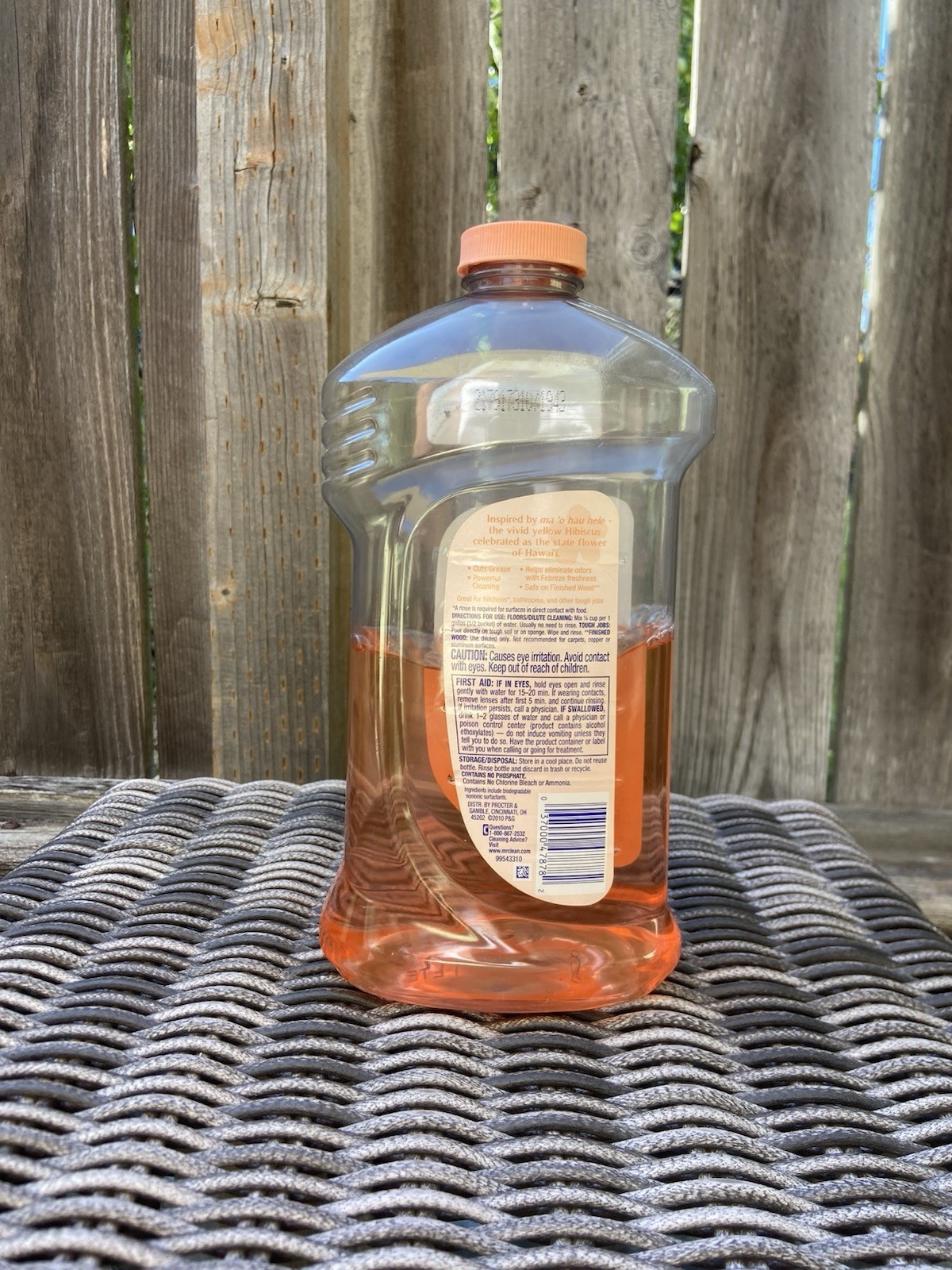 Mr. Clean Febreze Hawaiian Aloha Multi-Surface Cleaner 40oz Used
