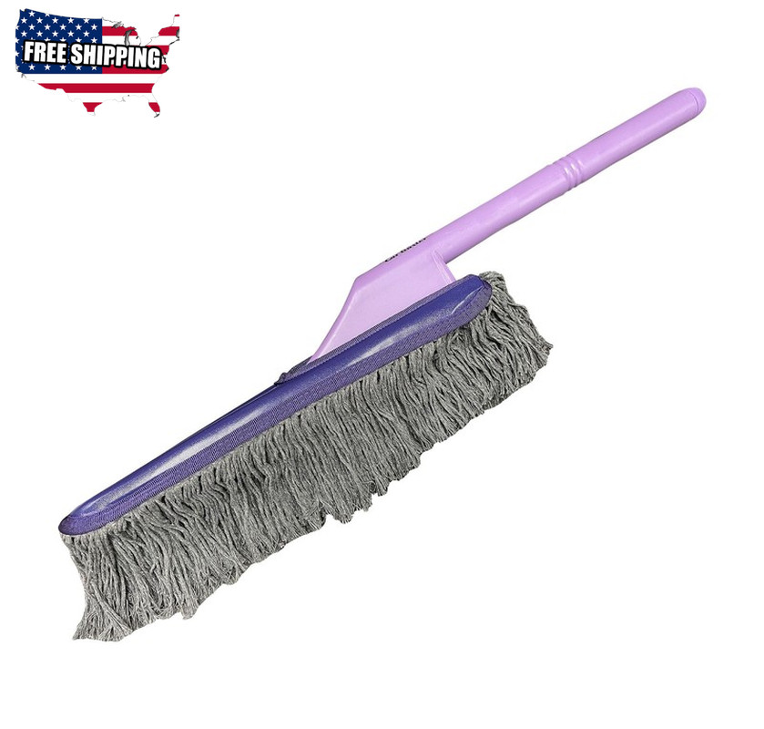 (2 Pack) with Plastic Handle and Wax Treated Cotton Mop Removes 💪👌