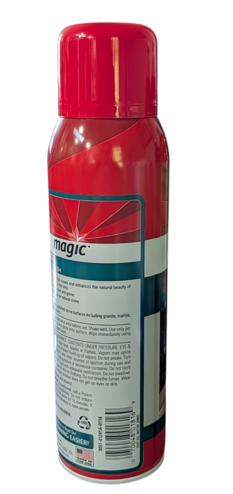 Magic Granite Cleaner & Polish Aerosol – 17 oz