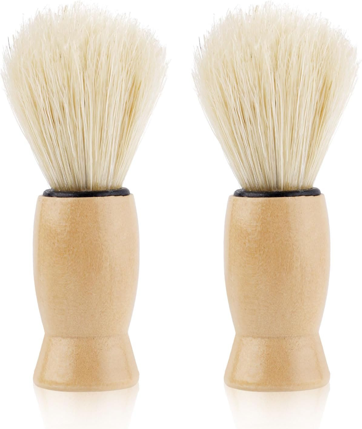 2Pcs Furniture Salve for Leather, Wooden Furniture Oil Brush with Comfortable Ha