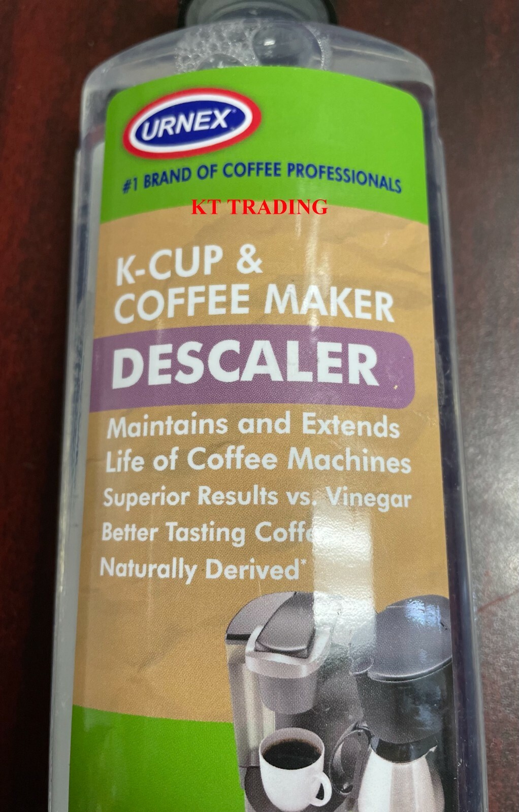 URNEX ~ K-CUP & Coffee Maker Natural Biodegradable Odorless DESCALER ~ USA MADE