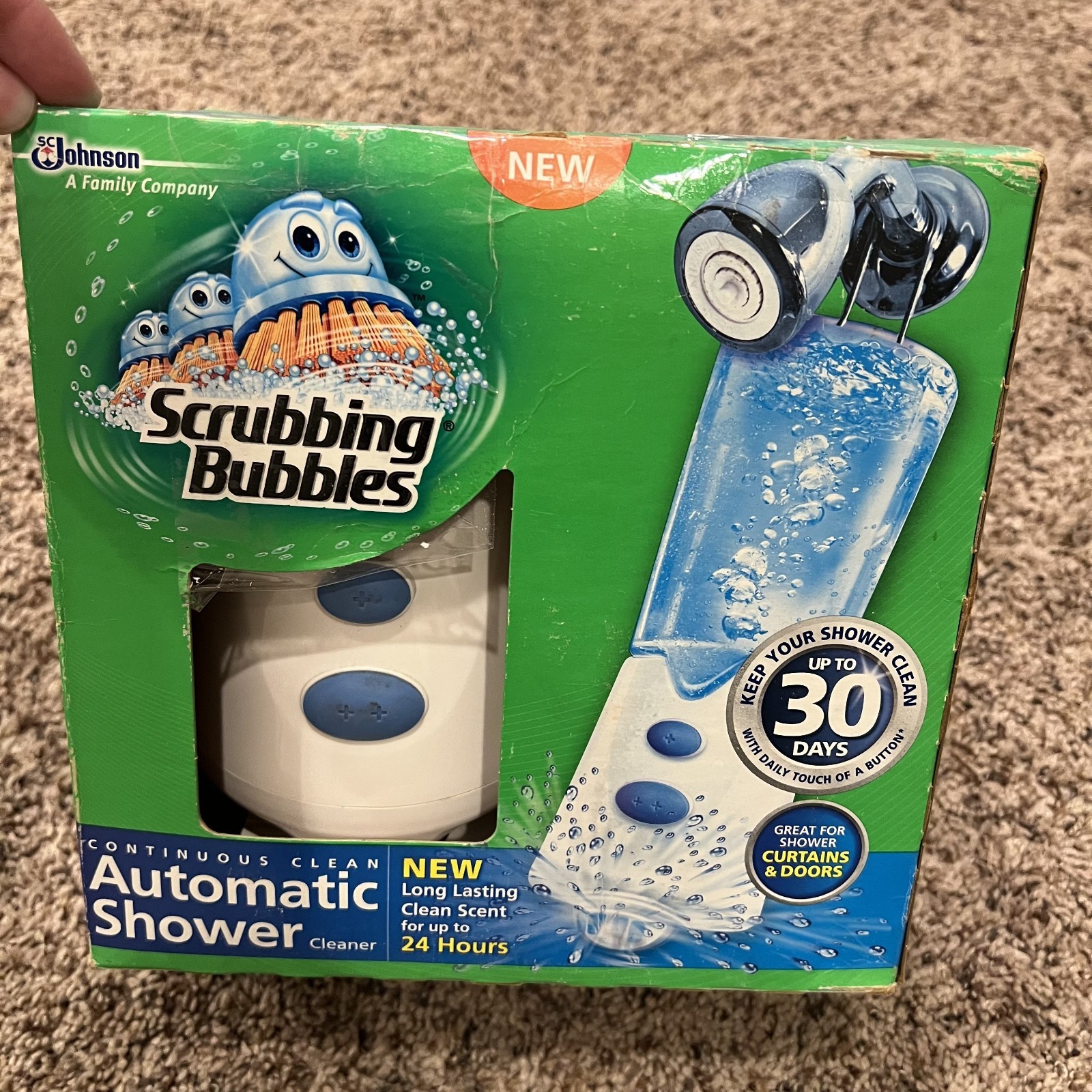 Scrubbing Bubbles Automatic Shower Cleaner Kit NEW 1 Refill 2-Buttons