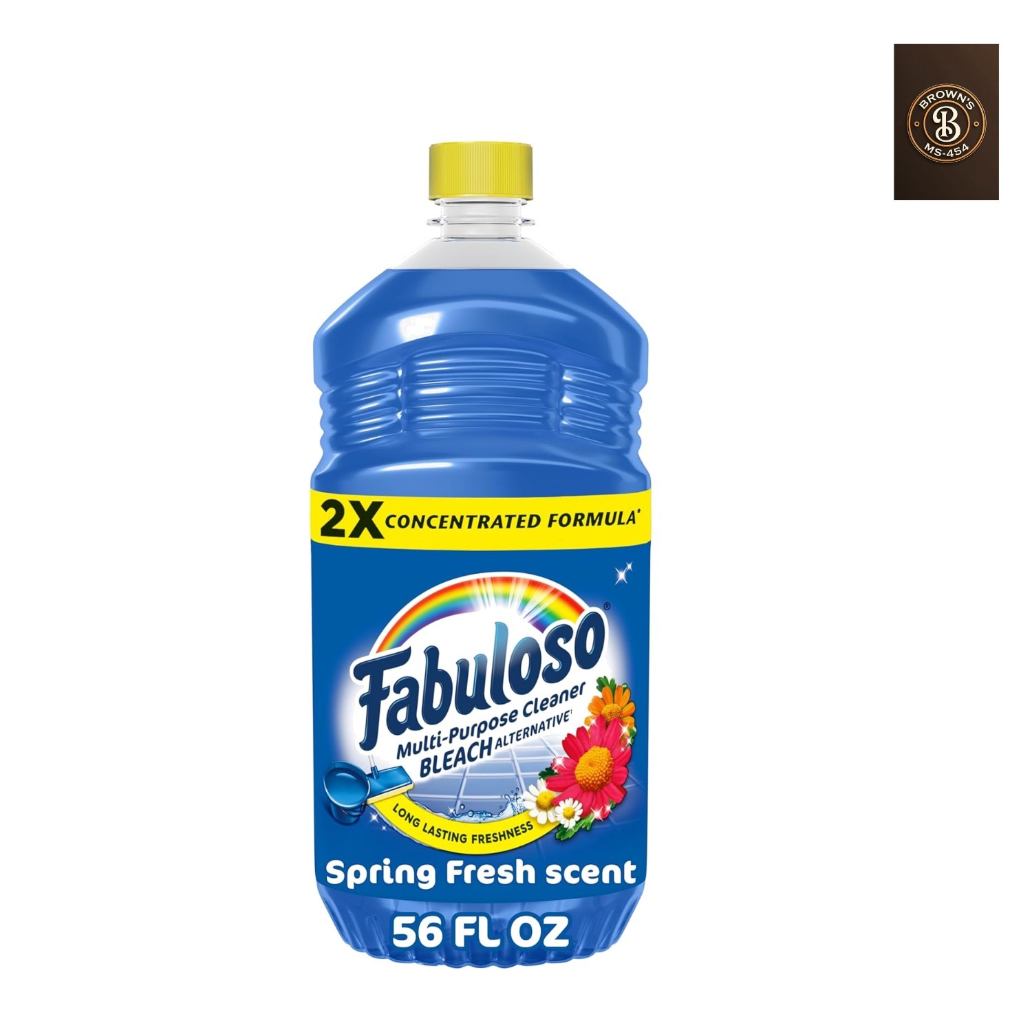 Multi-Purpose Cleaner and Floor Cleaner, 2X Concentrated Formula, Long-Lastin…
