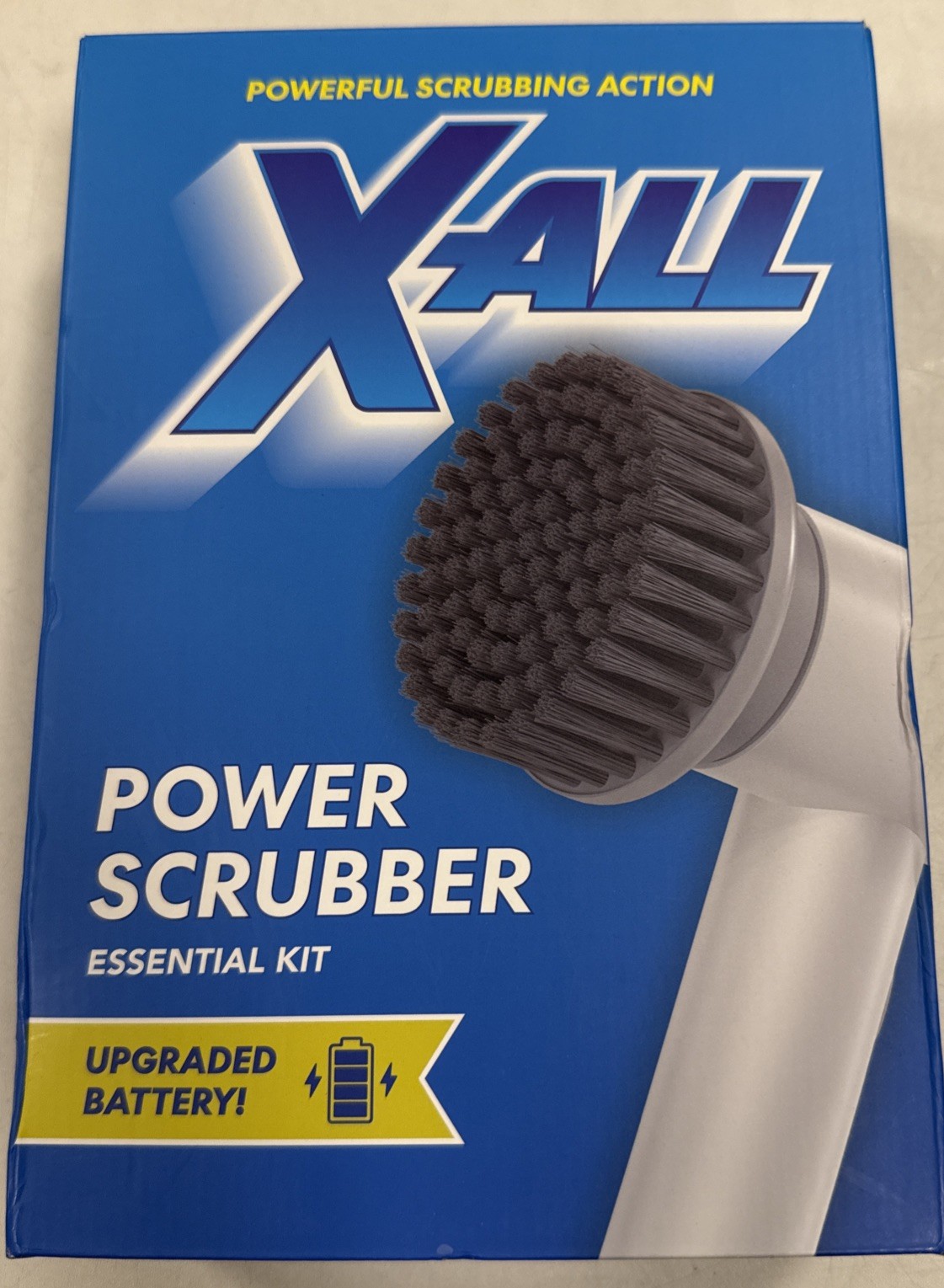 Electric Power Scrubber Essential Kit Rechargeable Lightweight Waterproof NEW