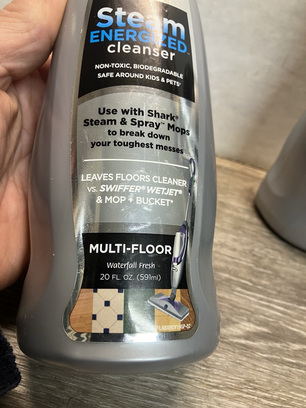 Shark Steam Spray Mop Energized Cleanser Multi Floor Waterfall Fresh 20 fl. oz.