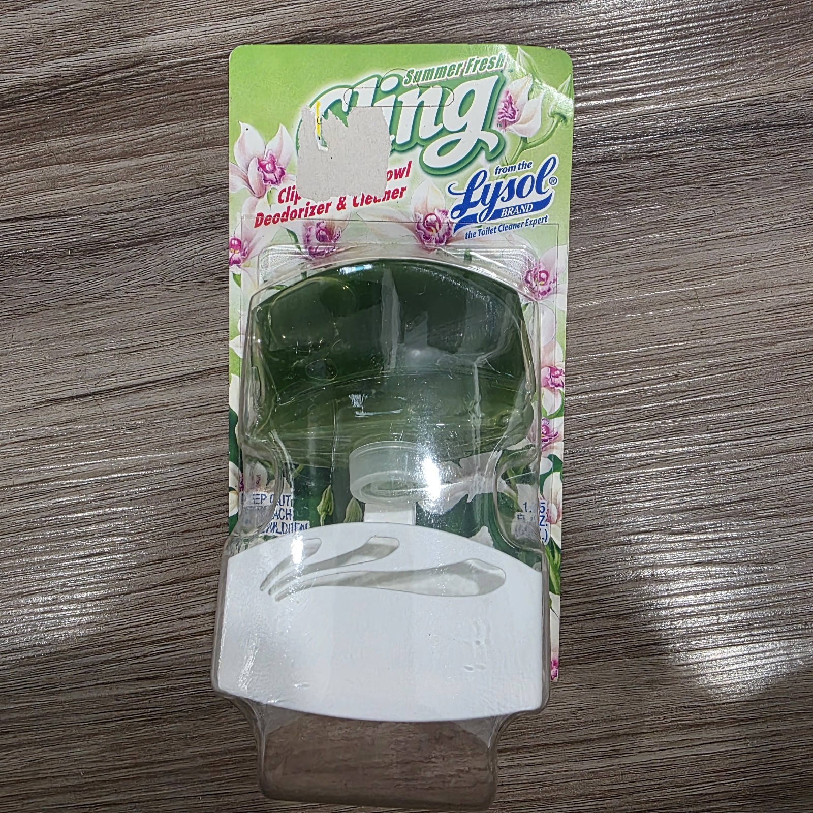 NEW Lysol Cling Clip On Toilet Bowl Cleaner Deodorizer Summer Fresh Scent