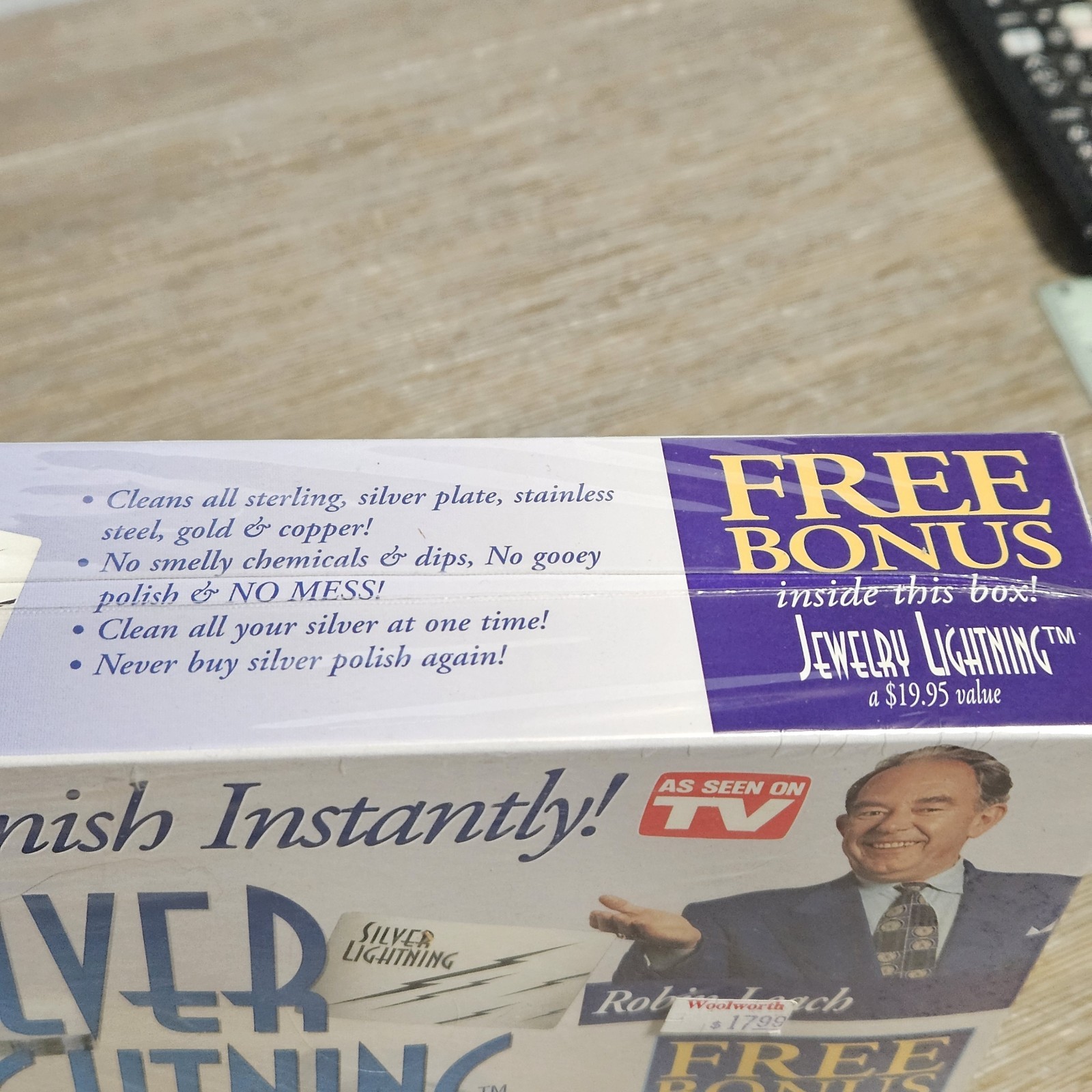 Silver Lightning Jewelry Cleaner Tarnish Remover As Seen on TV Gold Copper Steel