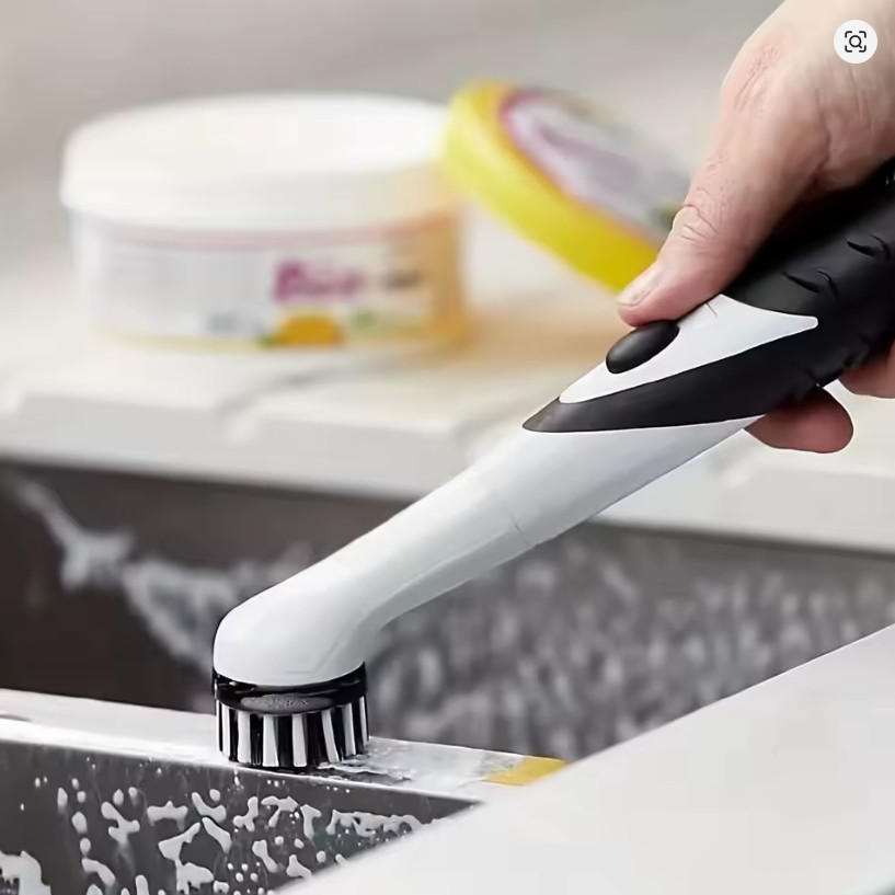 Electric Cleaning Brush 4 Replaceable Brush Heads Multifunction Scrubber Cleaner