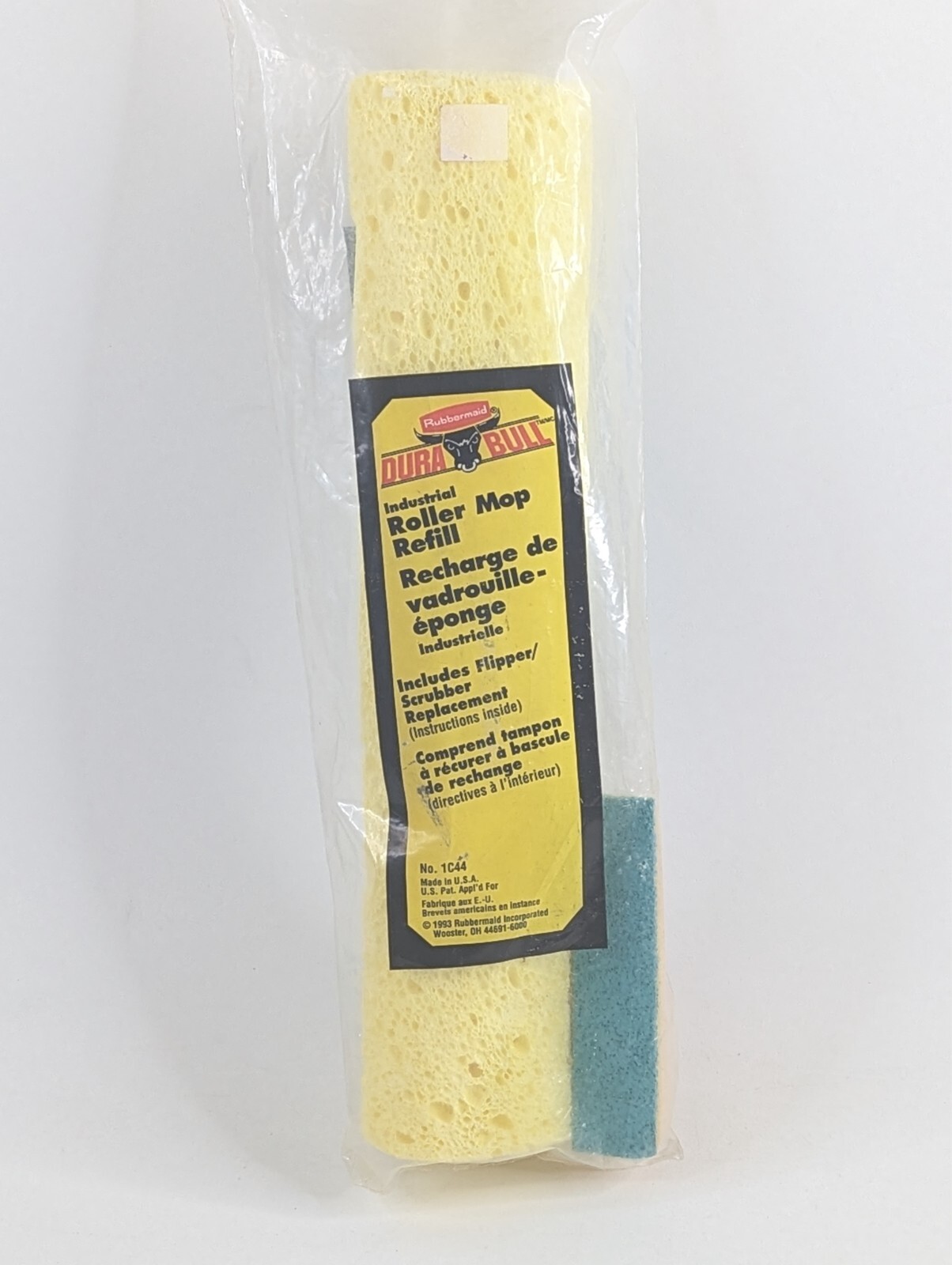 Rubbermaid 11″ Dura Bull Flipper Scrubber Sponge Industrial Mop Refill