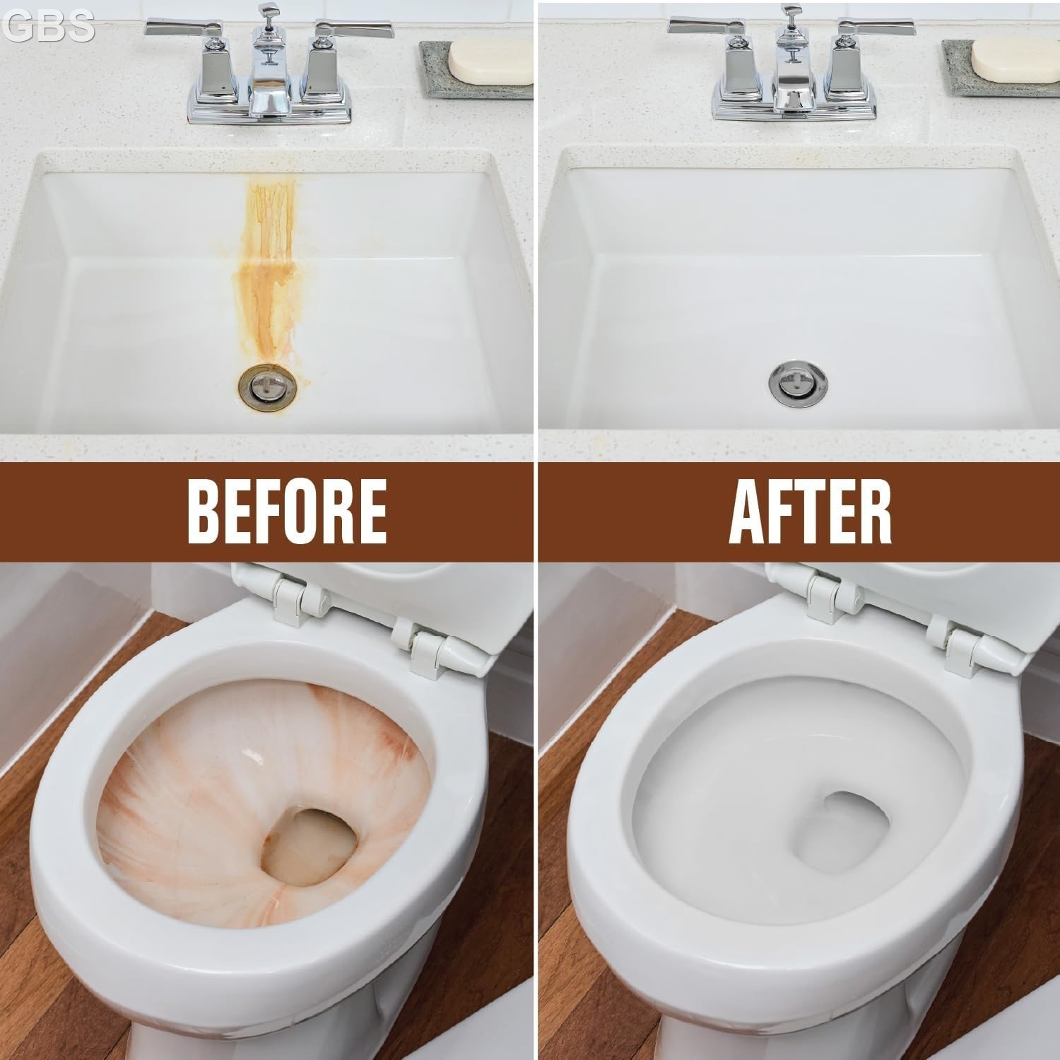Rust-Oleum Whink Rust Stain Remover Stain Remover Toilets Sinks & Carpets 32 oz