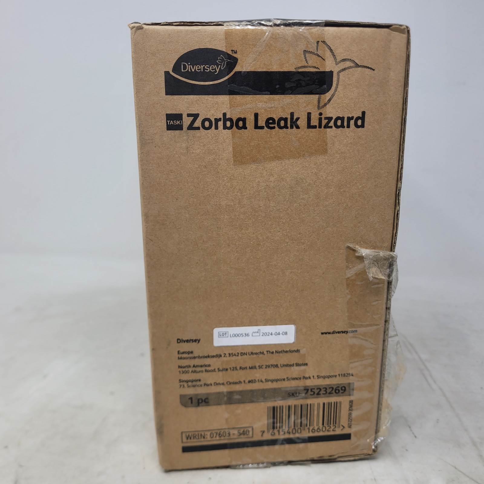 Diversey 7523269 Taski Zorba Leak Lizard Soaks Up Leaks to Stop Slips 50 Strips