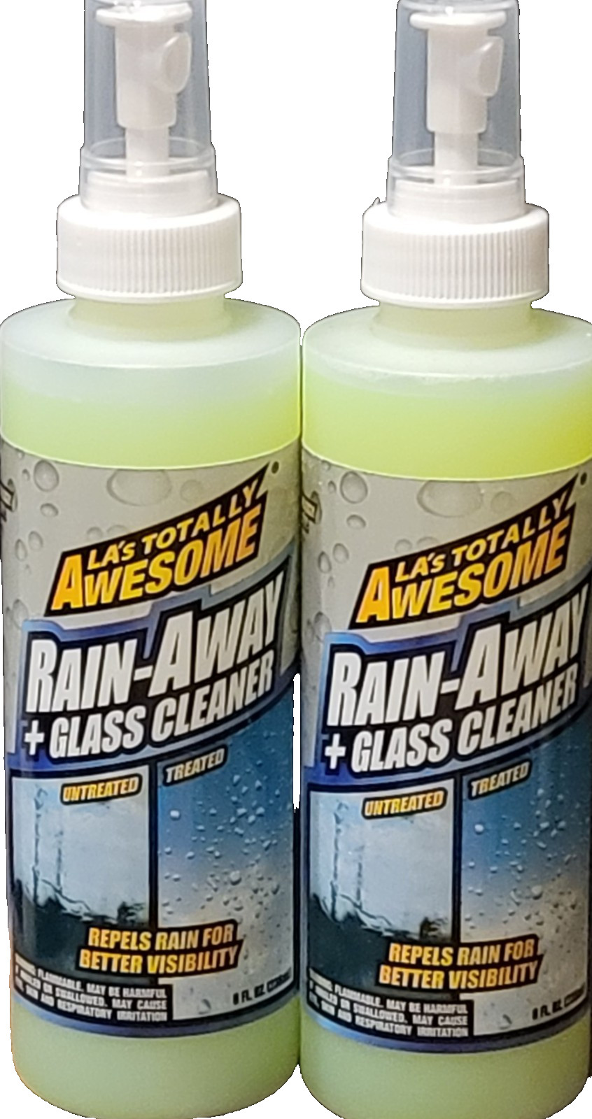 LA’s Totally Awesome Rain-Away Glass Cleaner + NASCAR Towels | Rare Bundle