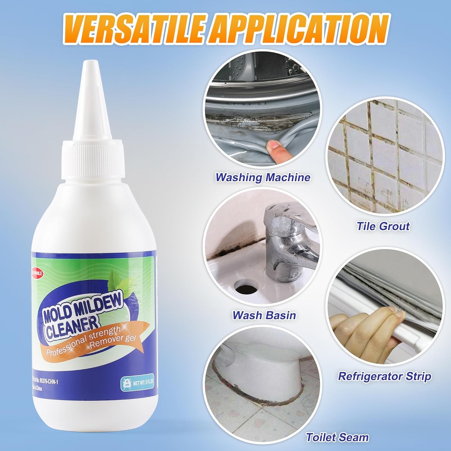 Home Stain Cleaner Gel Effective Black Stain Remover Household Cleaner Gel for