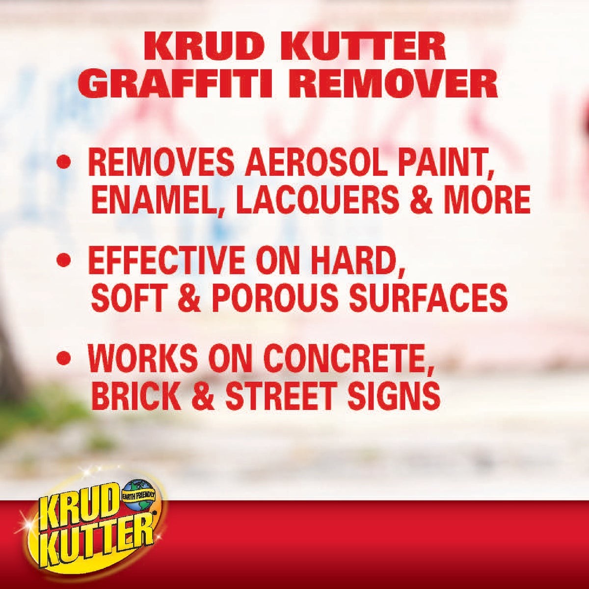 Krud Kutter 32 Oz. Trigger Spray Graffiti Remover Spray GR326 Krud Kutter GR326