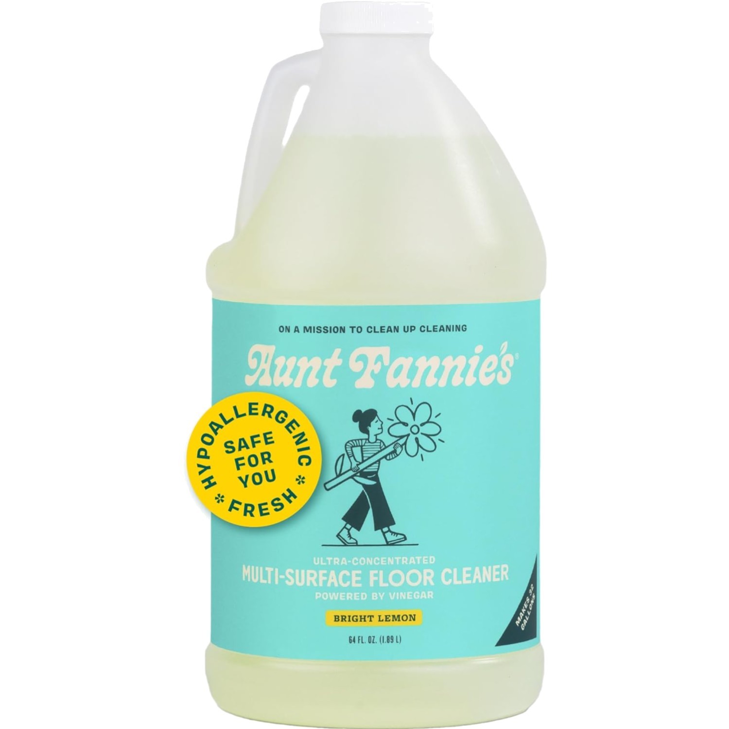 Ultra Concentrated Floor Cleaner Vinegar Wash, Multi-Surface Solution For Mop…