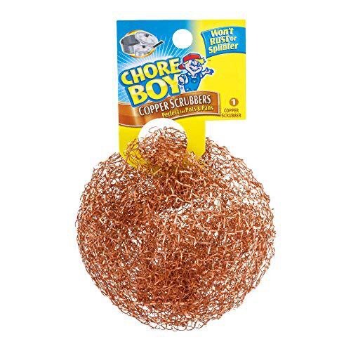 NEW CHORE BOY COPPER SCRUBBER , 12 PIECES LOT …100 % COPPER