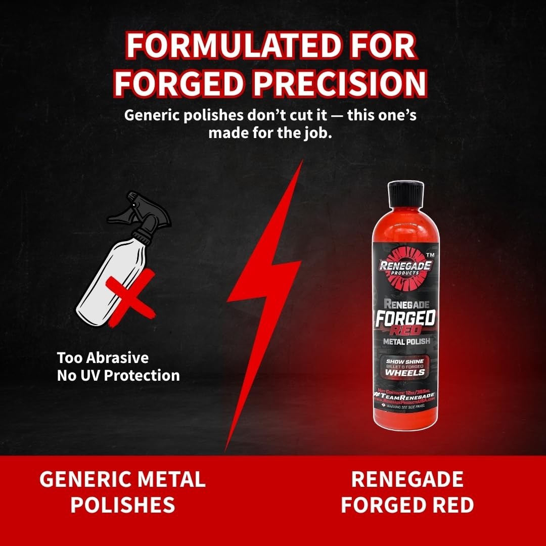 Forged Metal Polish 12oz – Billet & Soft Aluminum Cleaner for Wheels