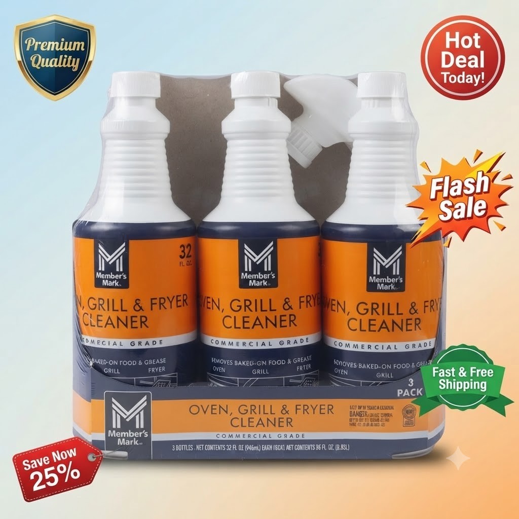 Member’s Mark Commercial Oven Grill Fryer Cleaner 32 Oz 3 Pack