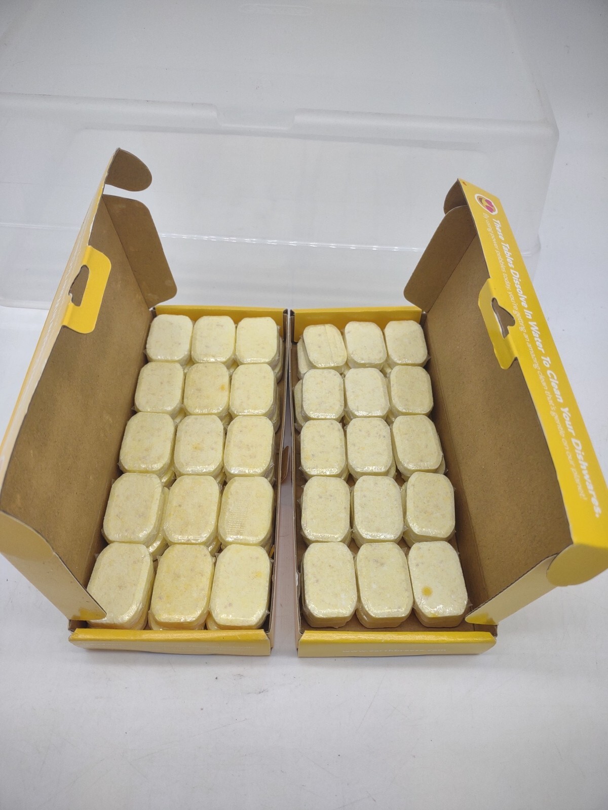 Earth Breeze Power Pebbles Dishwasher Tablets Lemon Citrus 2 Boxes 60 Tablets
