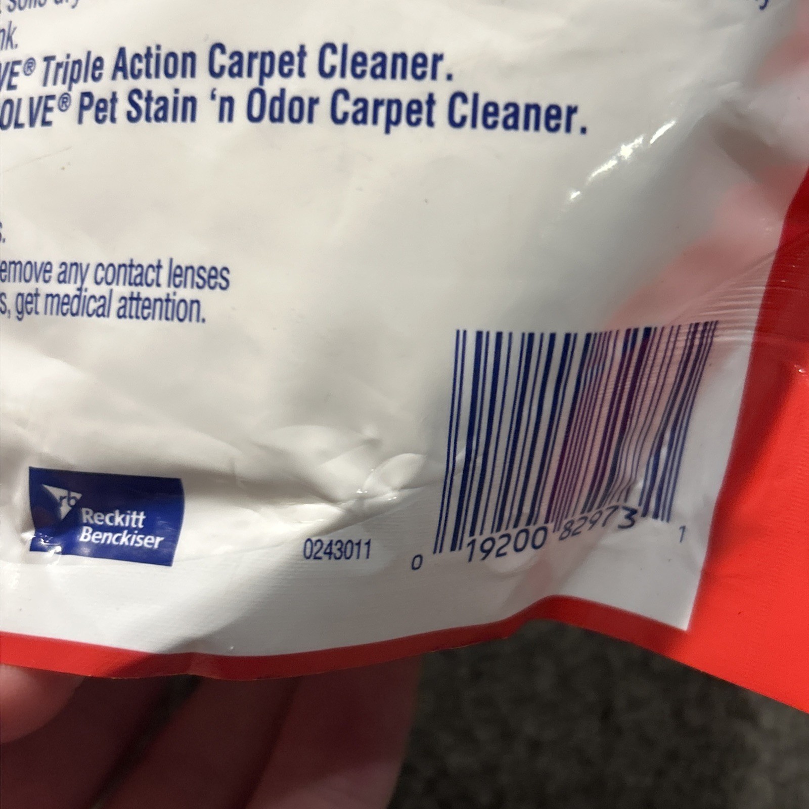 Resolve Deep Clean Powder Large Area Carpet Cleaner Bag 22oz