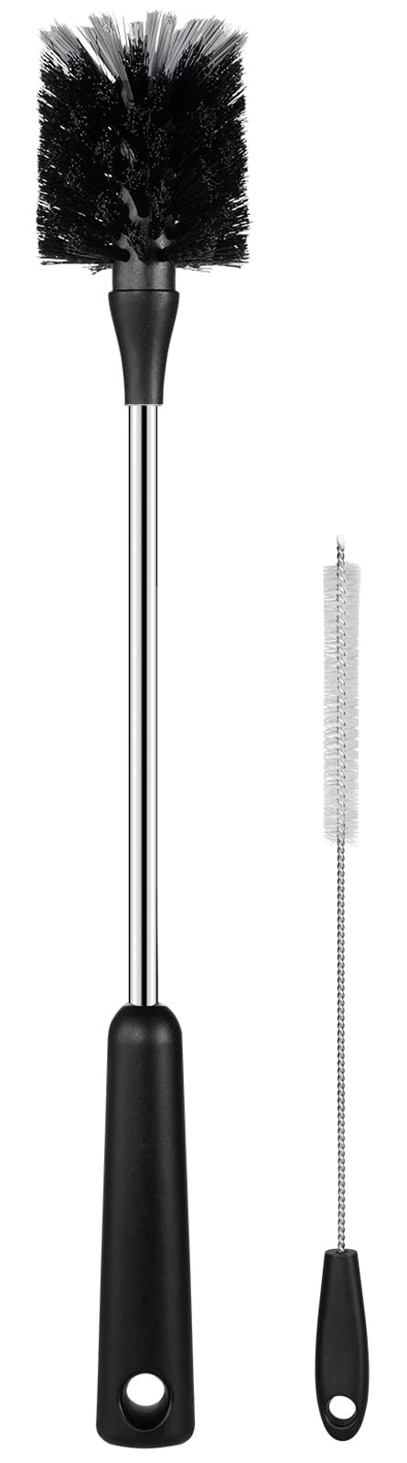 Water Bottle Brush with Straw Cleaner, 15 Inches Stainless Steel Handle Baby …
