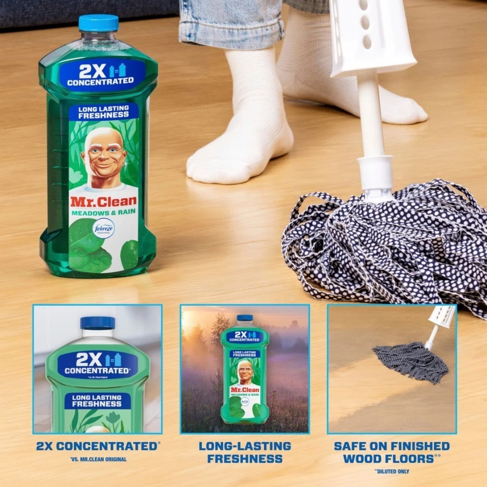 2X Concentrated Multi Surface, All Purpose Cleaner, Febreze Meadows & Rain