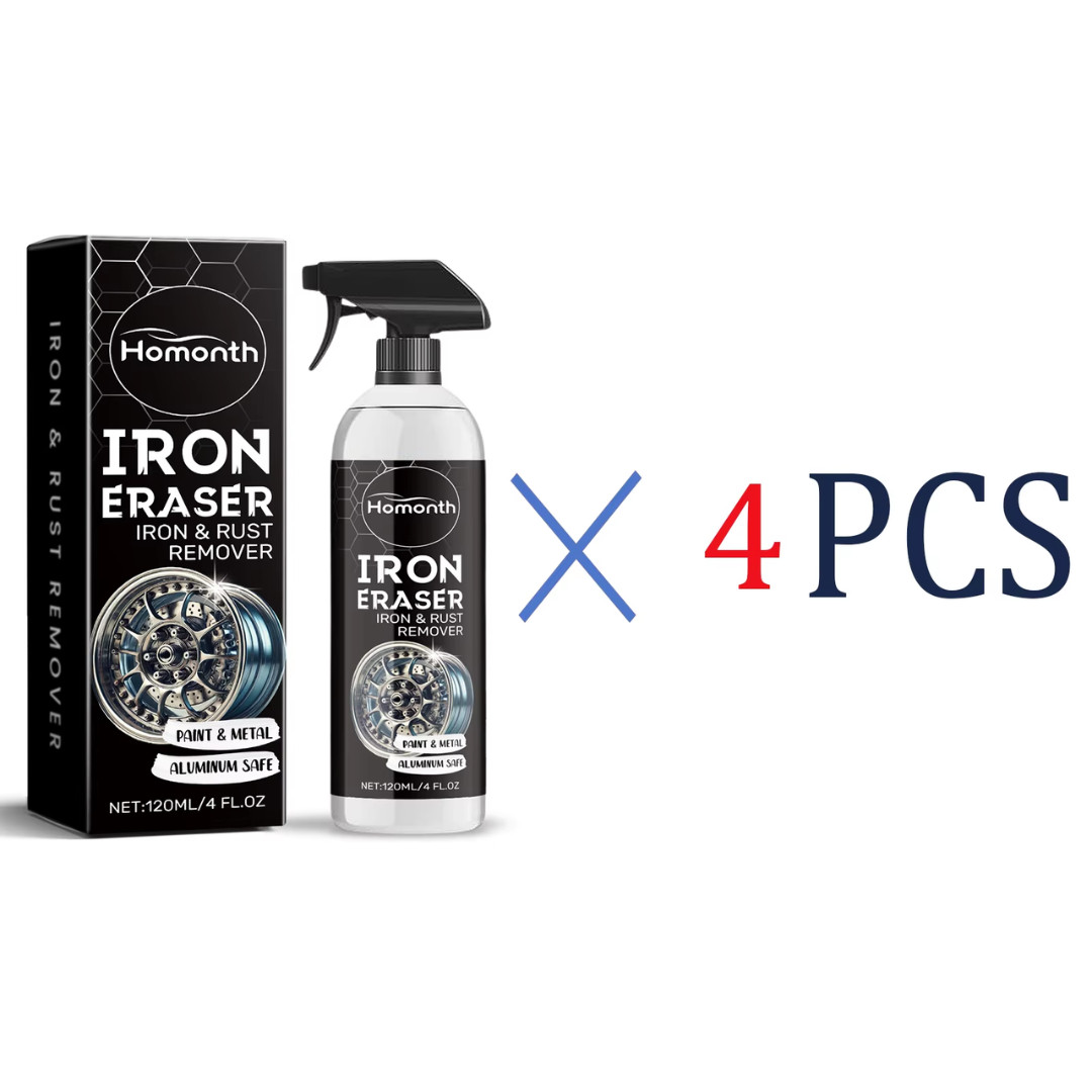 Iron Eraser Rust Remover Spray, Car Wheel Paint Brake Dust Fast Cleaner 120ML US