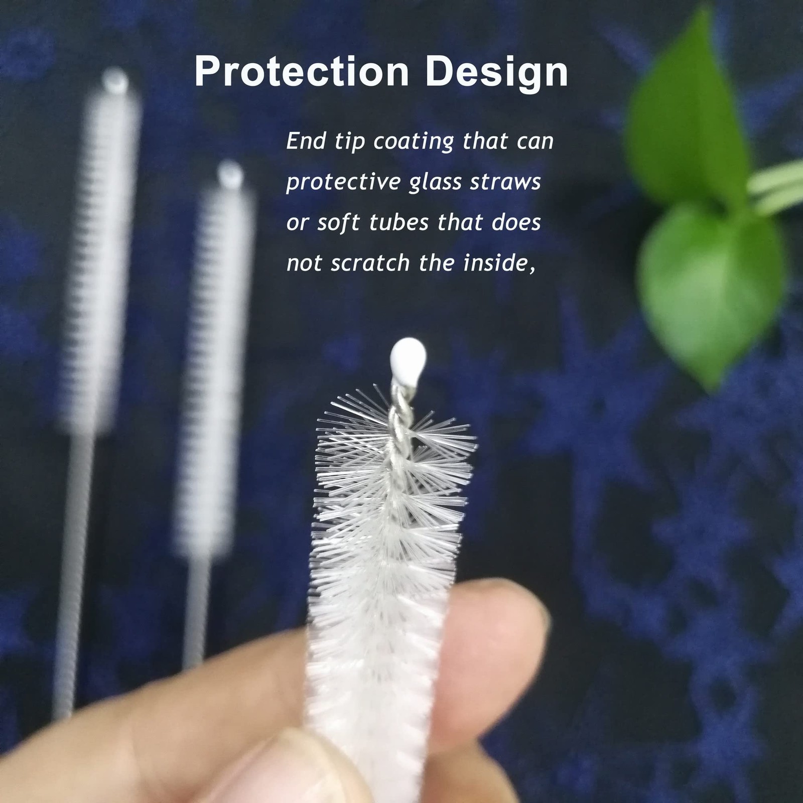 Straw Cleaner Brush Extend 12 inch, Extra Wide 12mm diam Pipe Cleaners, Extra Lo