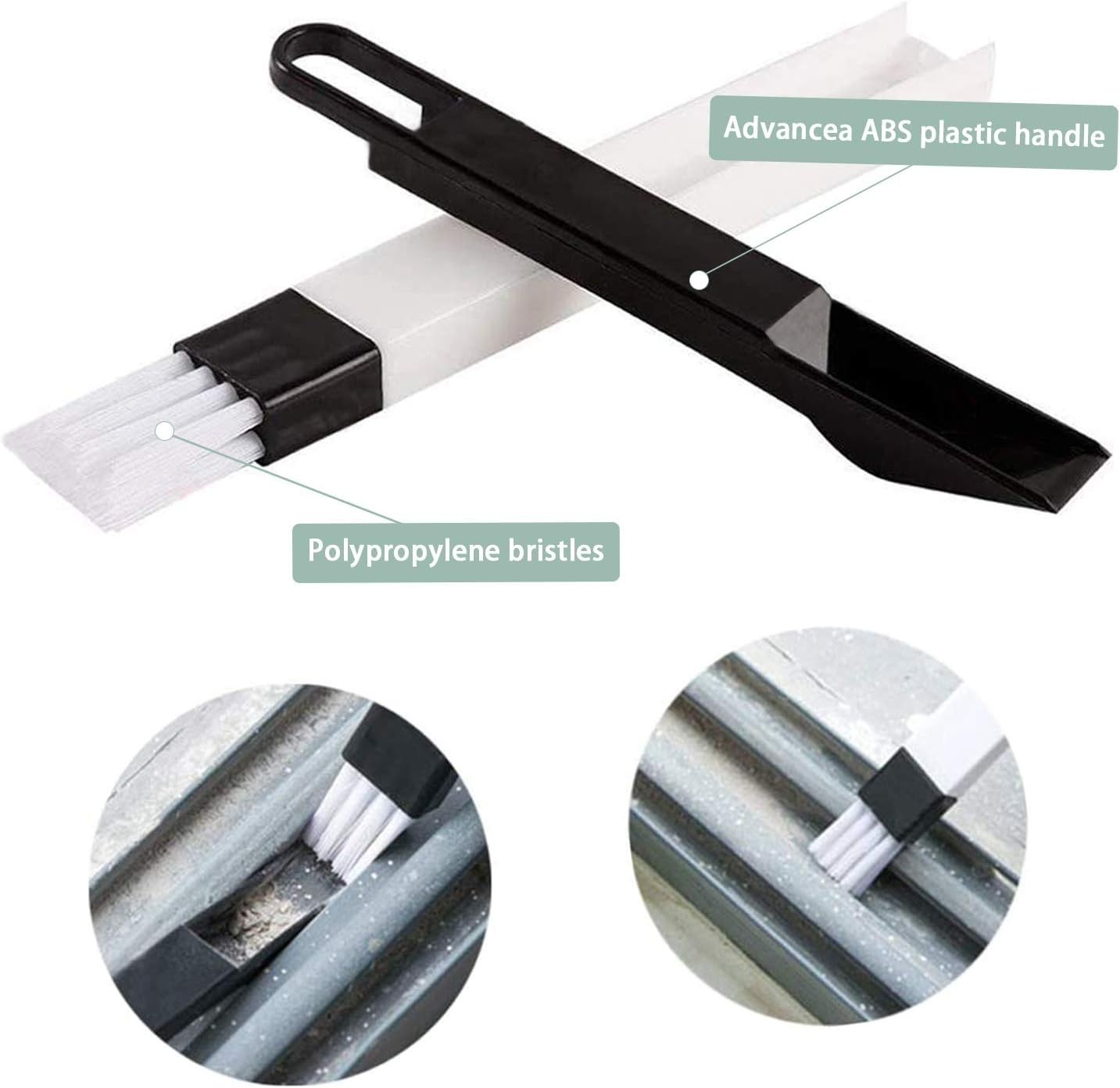 Durable Triangular Gap Brushes Set – Perfect for Air Vents & Sliding Doors