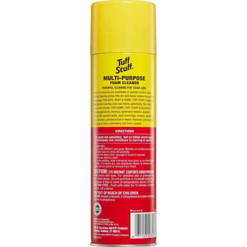 Tuff Stuff Multi Purpose Foam Cleaner for Deep Cleaning of Car Interior 22 oz.