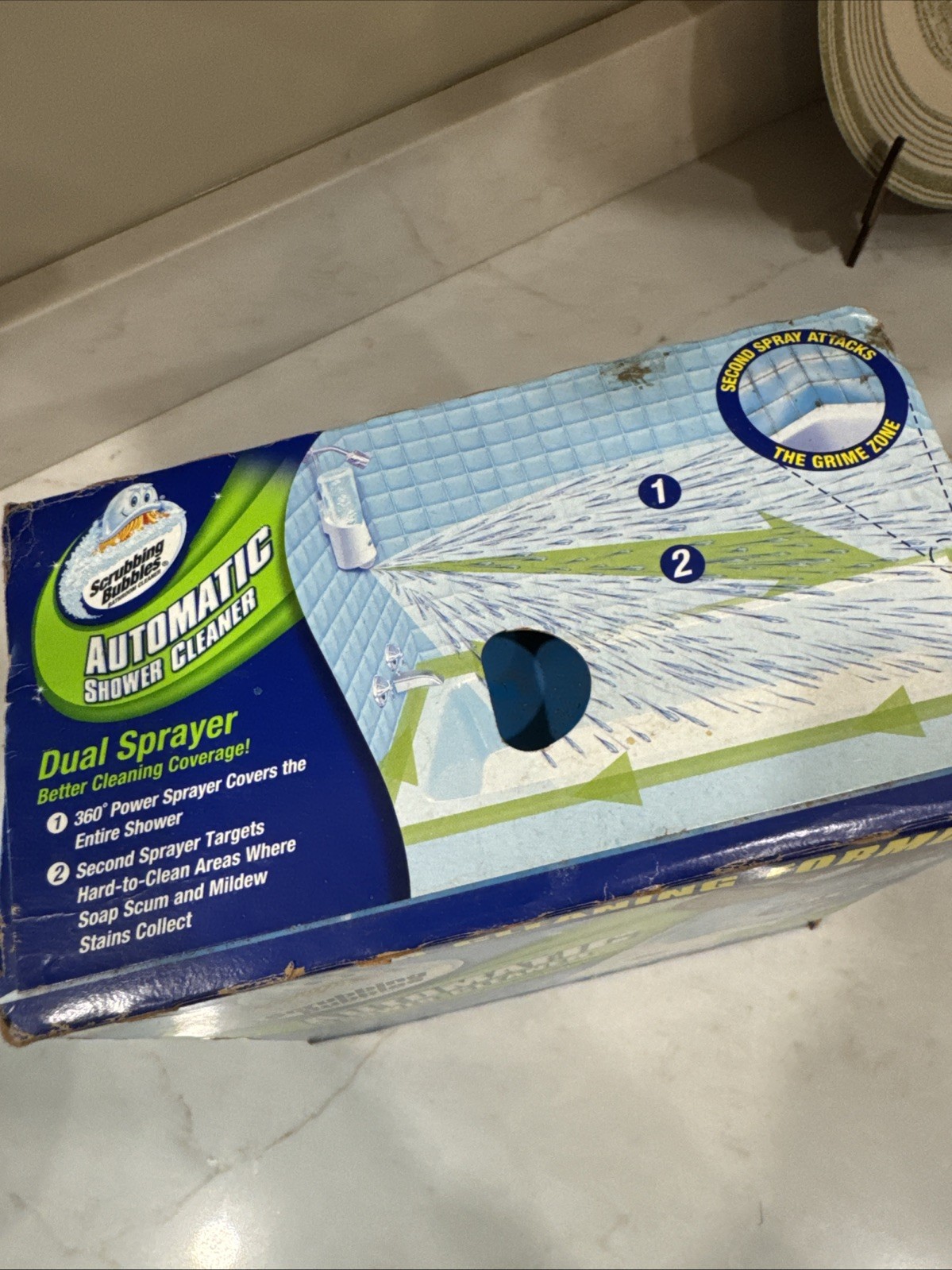 Scrubbing Bubbles Automatic Shower Cleaner Dual Sprayer 34 Oz Bottle Sealed Box