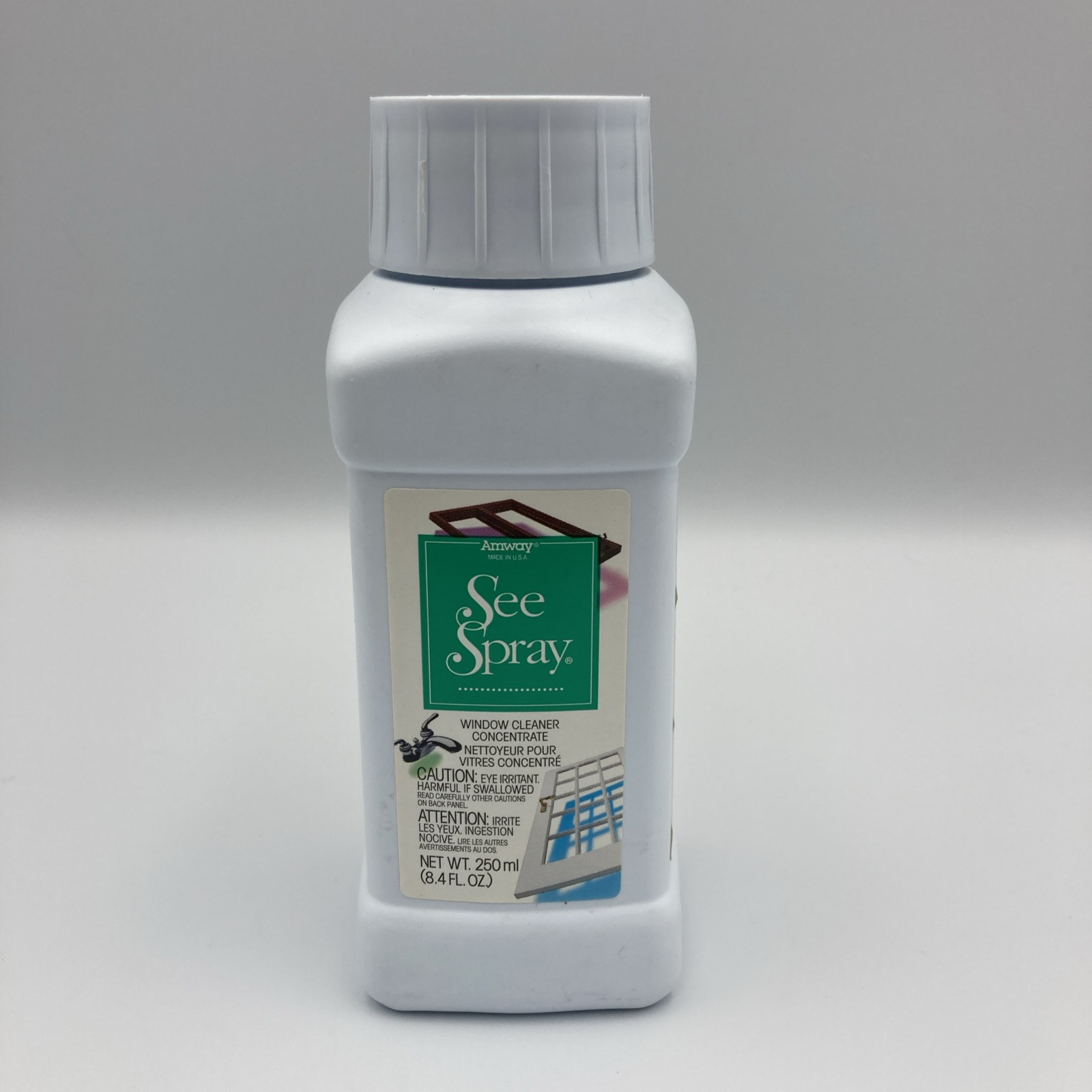 Amway See Spray Glass Window Cleaner Concentrate NOS 1996 USA 250 ml