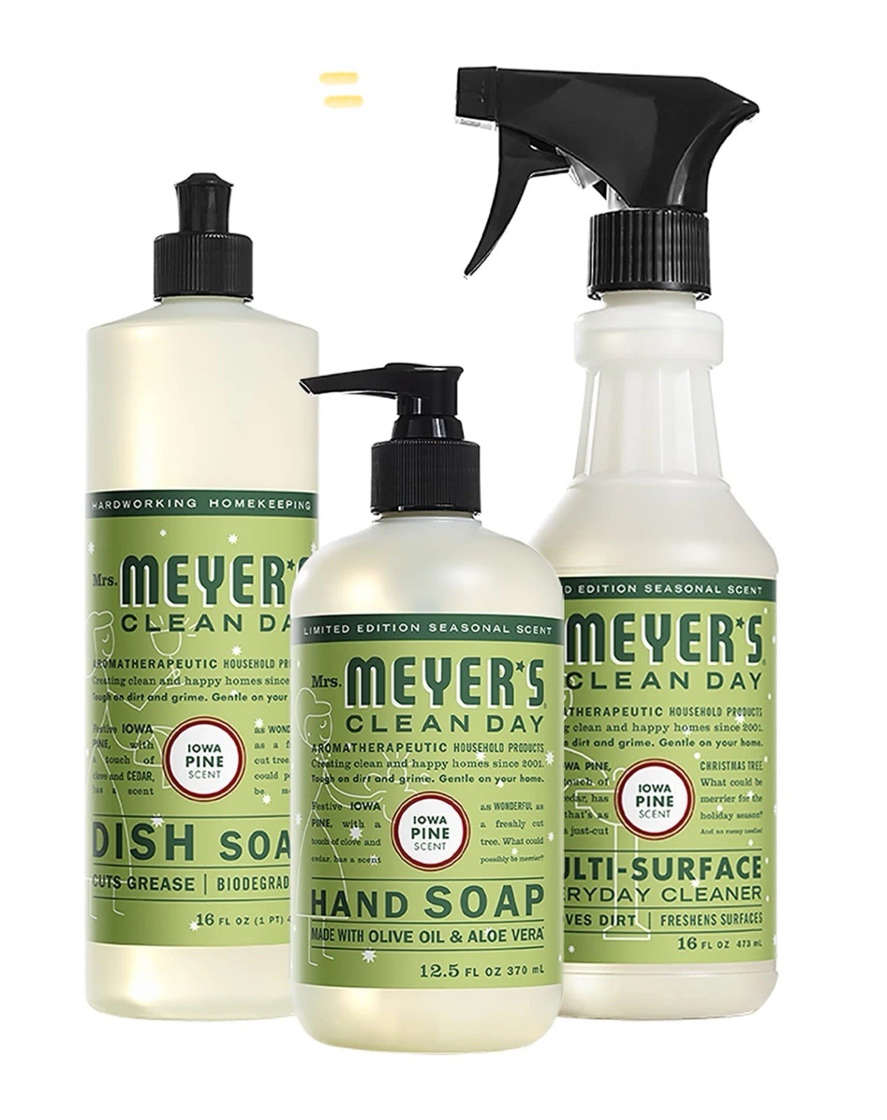 Mrs Meyer’s Iowa Pine Multi-Surface Everyday Cleaner 3-count Bundle Iowa Pine