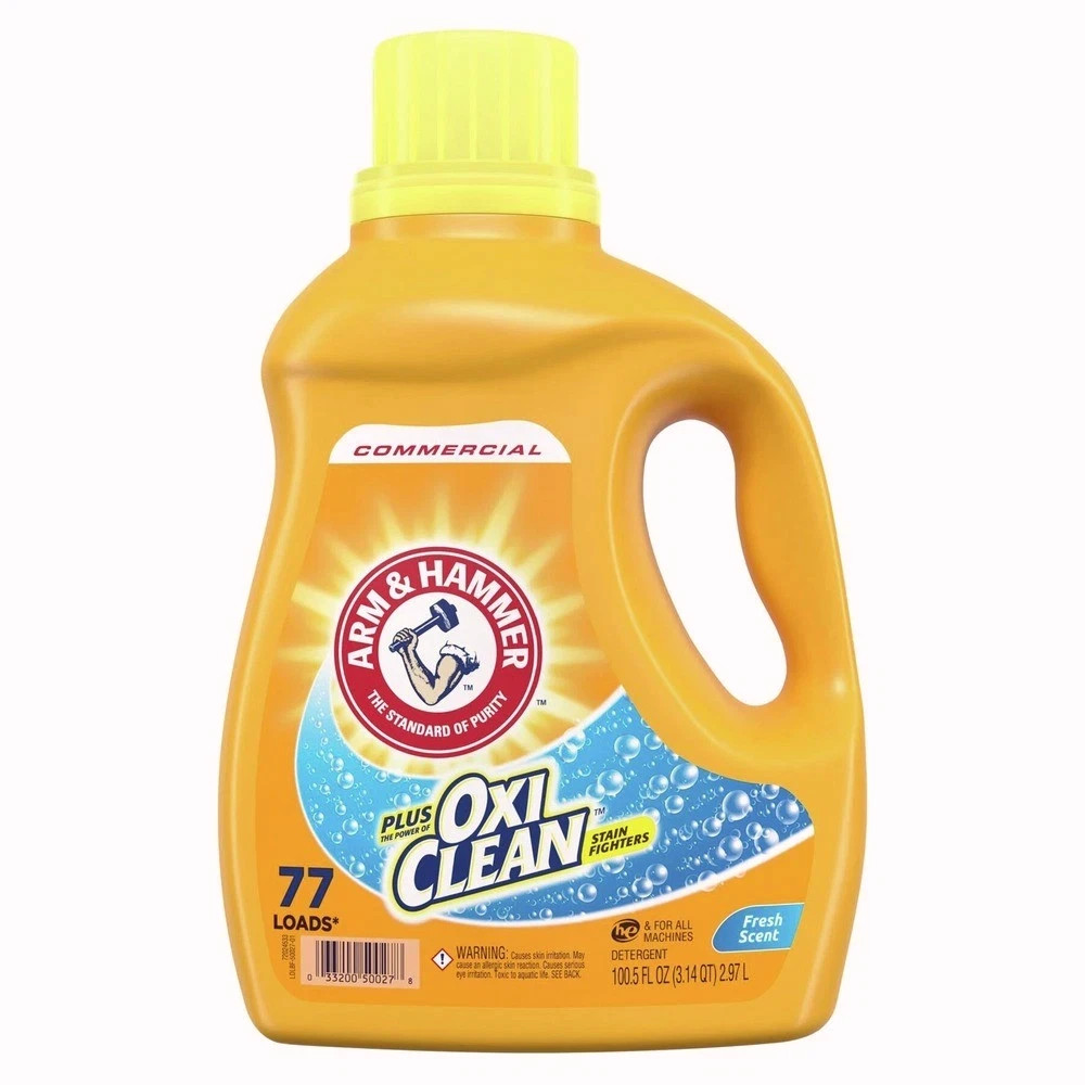Arm & Hammer 3320050027 100.5 oz OxiClean Liquid Detergent – Fresh (4/CT) New