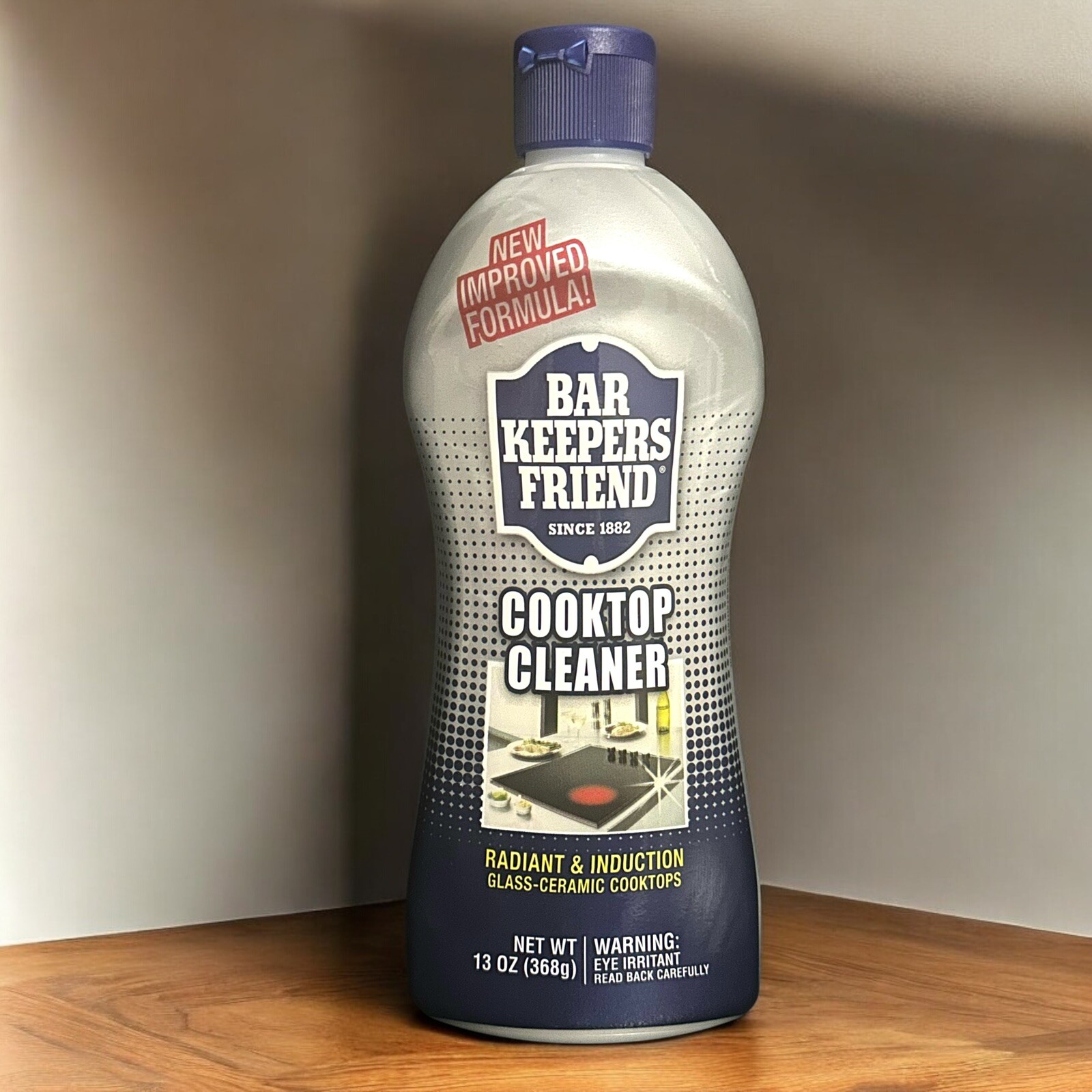 Bar Keepers Friend Cooktop Cleaner Liquid 13 oz Radiant & Induction Glass +