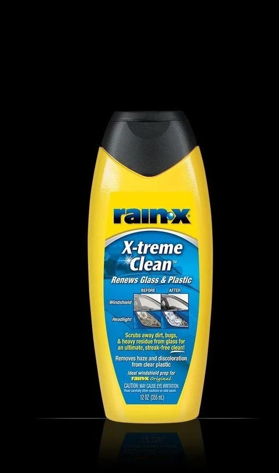 Rain-X X-treme Clean Glass Cleaner 12oz Heavy-Duty Streak-Free Window Spray