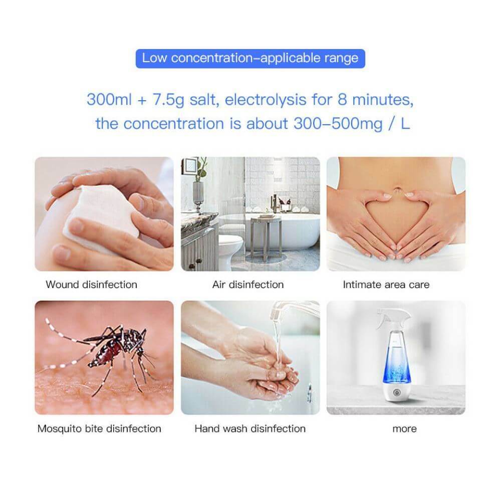 EZClean Multipurpose Disinfecting Electrolized Water (Sodium Hypochlorite) Maker