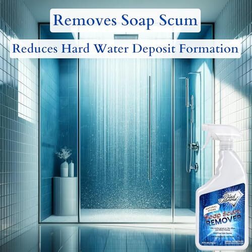 Natural Stone Shower Soap Scum Remover Spray. For Cleaning Bathtubs, Glass Do…