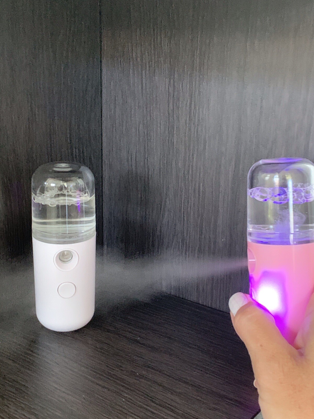 USB mist spray set (1 pink 1 white)