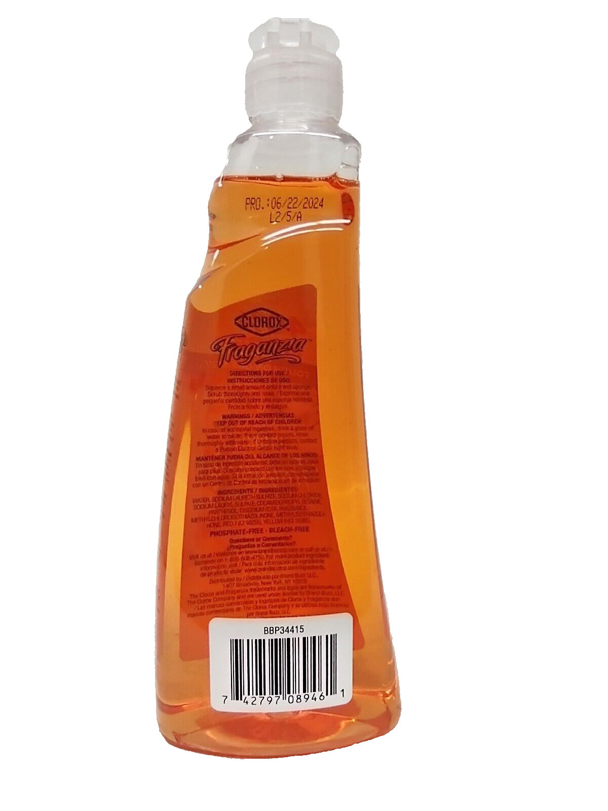 ( 4 Bottles )Clorox Fraganzia PUMPKIN SPICE Dish Soap Bleach Free 14 oz Each