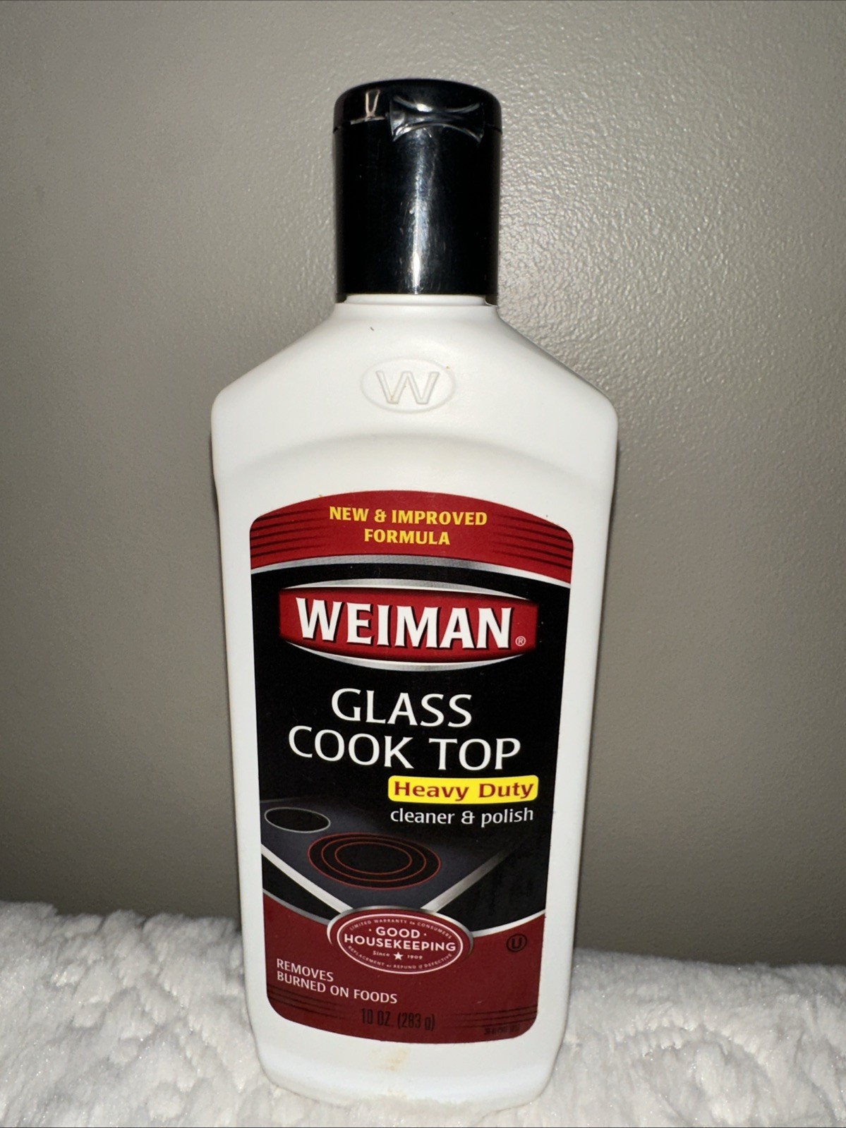 Weiman Ceramic/Glass Cooktop Cleaner & Polish Heavy Duty For Stove Top 10 oz