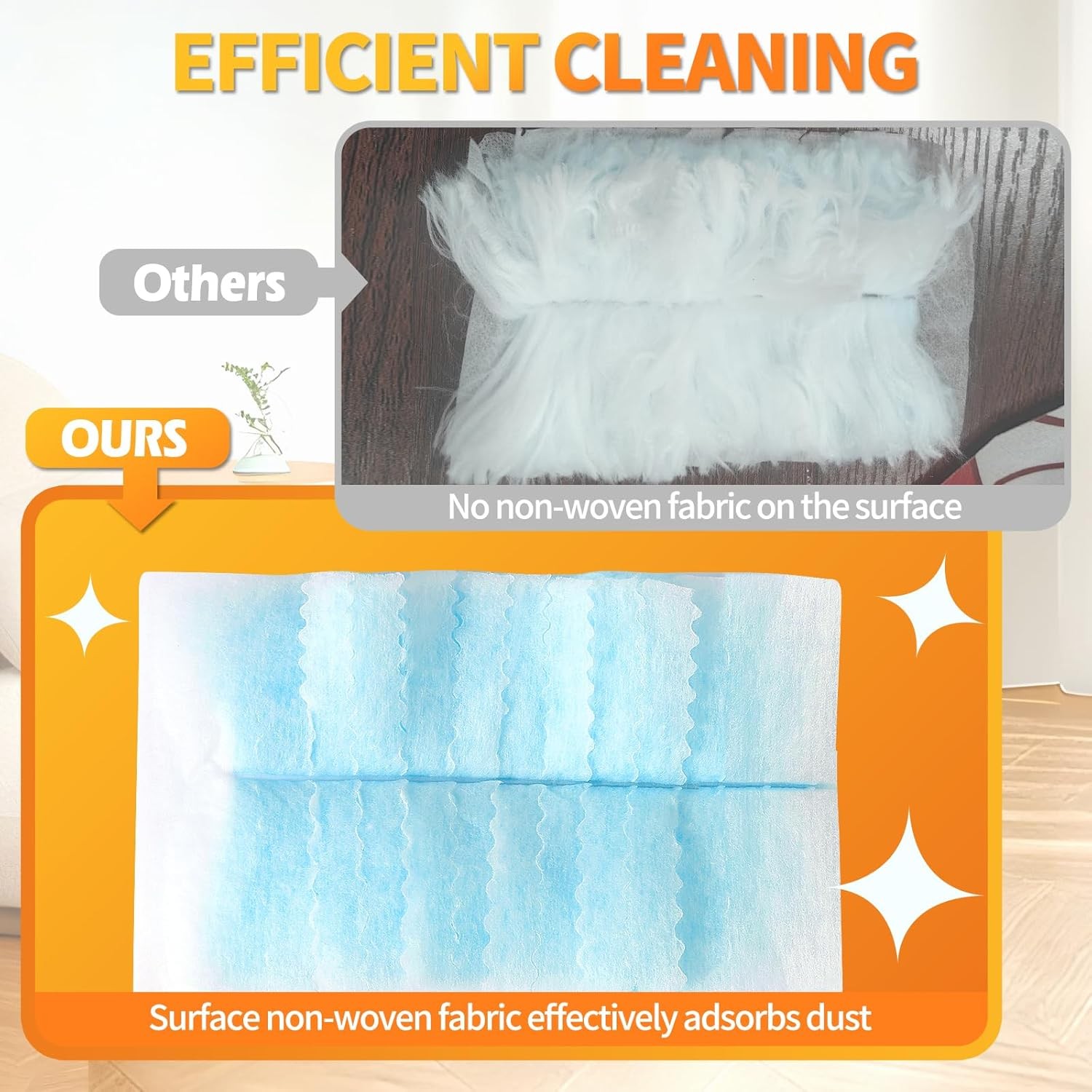 Electrostatic Duster Refills Unscented Multi Surface Microfiber Cleaning