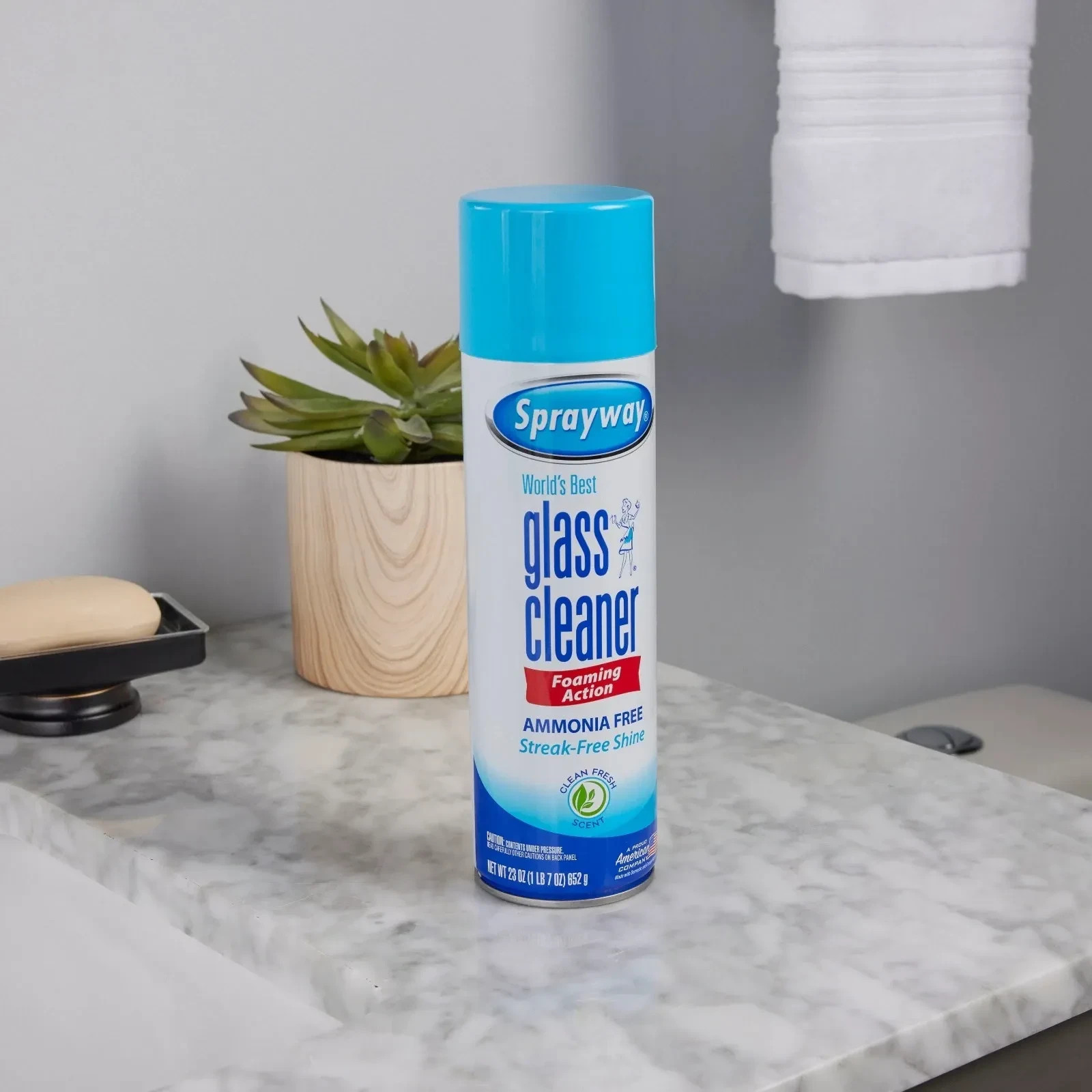 Sprayway 23 oz Aerosol spray Glass Cleaner