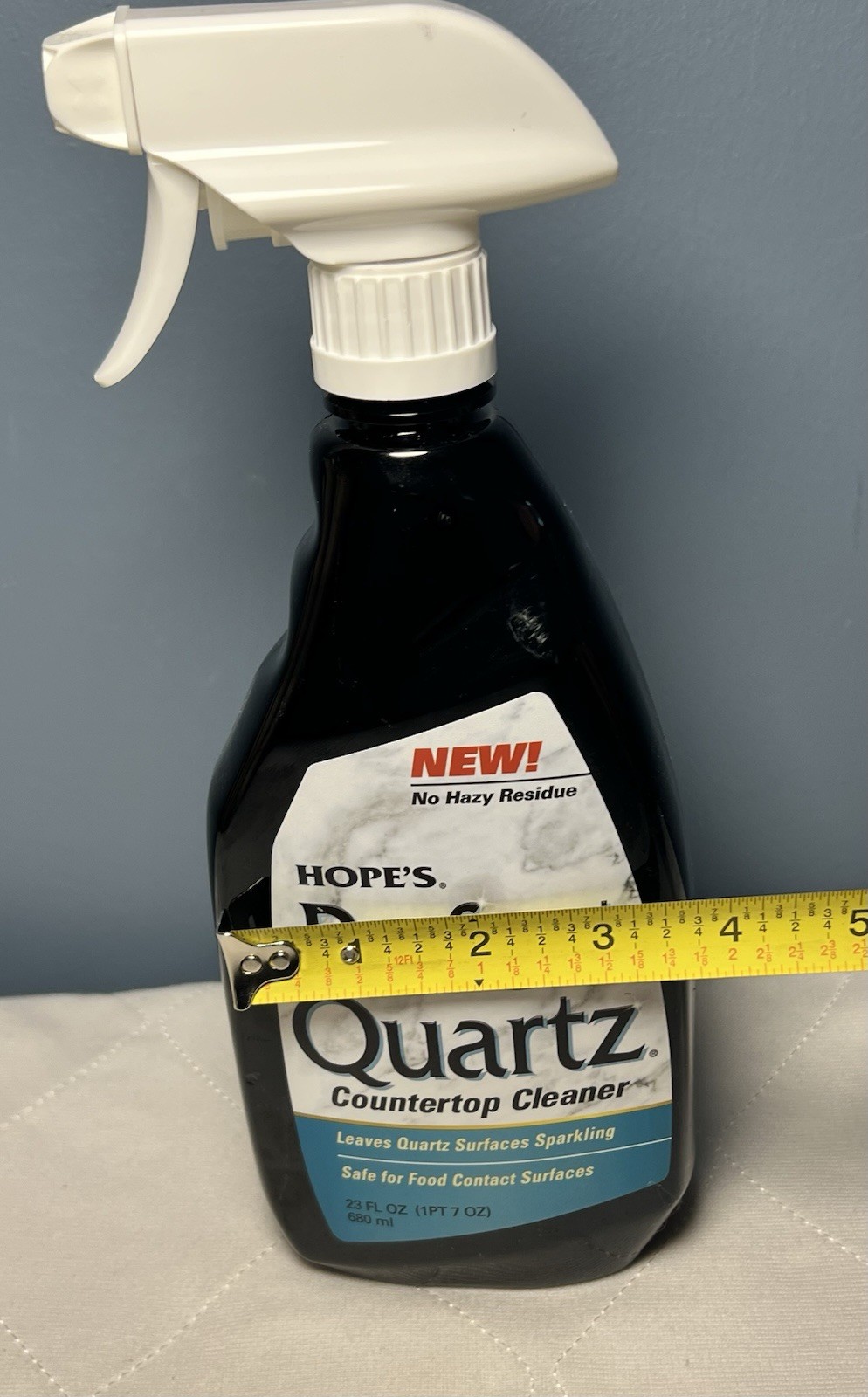 Hope’s Perfect Quartz Countertop Cleaner 23oz NEW