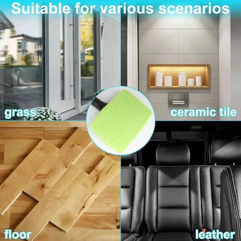 Car Window Cleaner Brush Kit Windshield Cleaning Wash Tool Inside Interior Auto