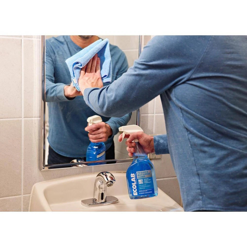 32 Oz. Ammonia-Free Pro Glass Cleaner and Multi-Surface Cleaner Spray Bottle for