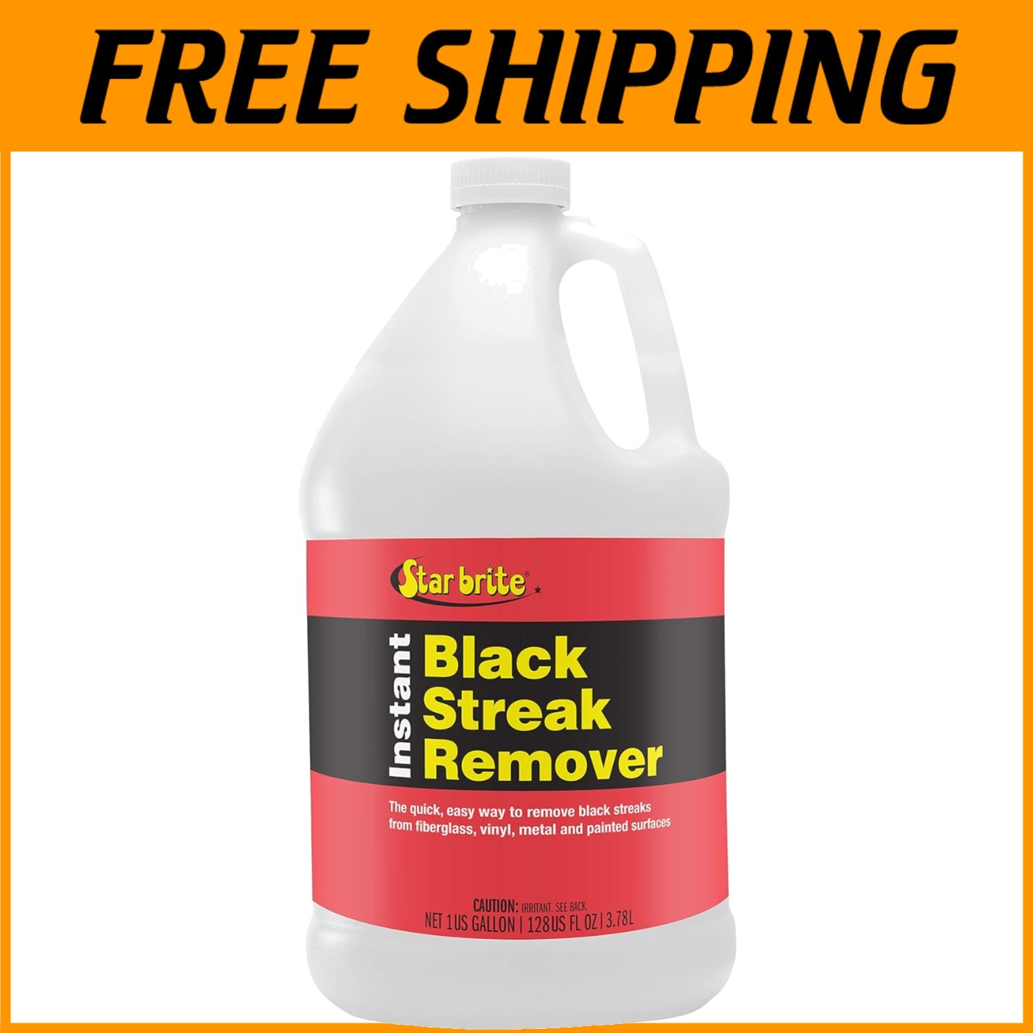 Instant Black Streak Remover – Multi-Surface Cleaner for Boats & RVs, 128 Oz