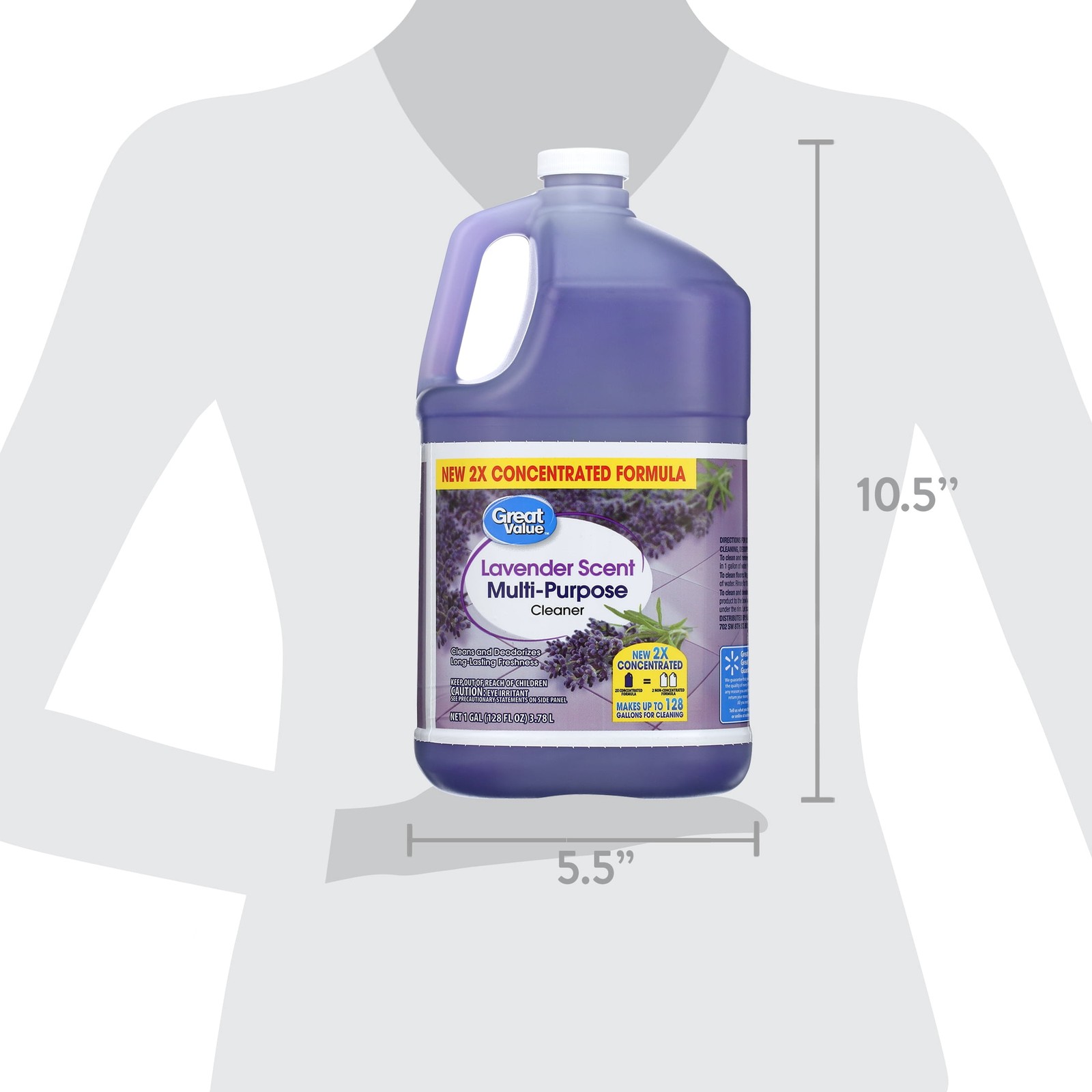 (3 pack) Multi Purpose Cleaner, Lavender Scent, 128 fl oz Fast delivery