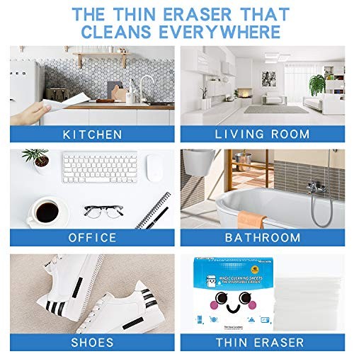 Magic Sponge 48pc Ultra-Thin High-Density Melamine Cleaning Sheets Scratch-Free