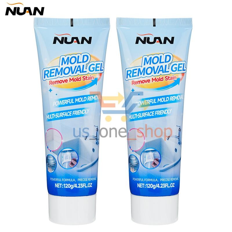 2PCS NUAN Mold Stain Remover Gel Cleaner Heavy Duty Stain Cleaner Washer Clean